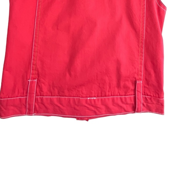 Number Nine Women’s Red Vest Sz M - Picture 9 of 9